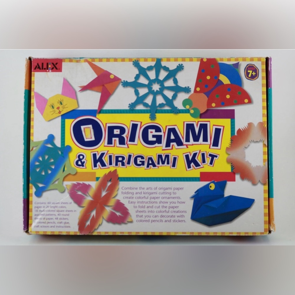 Alex Toys Kits NWT Origami Kirigami Paper Folding Crafts Boy Girl Red White OS